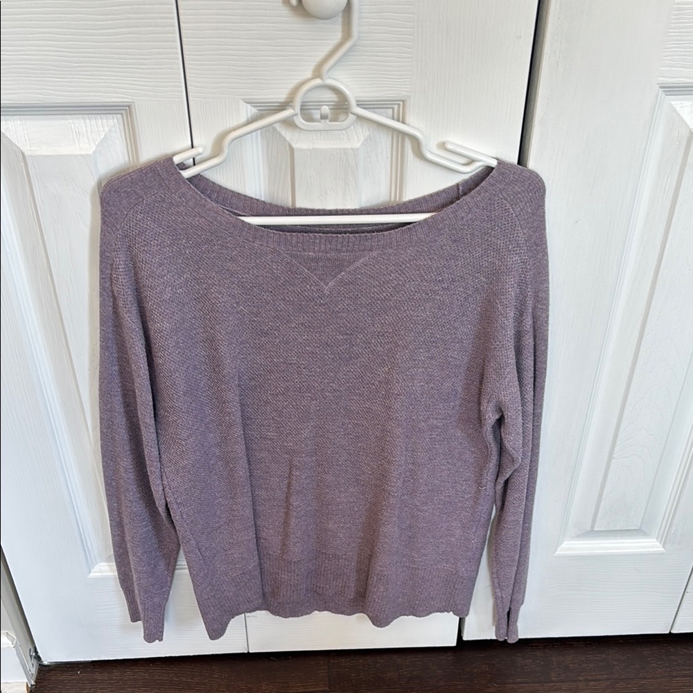 Purple Knit Sweater
